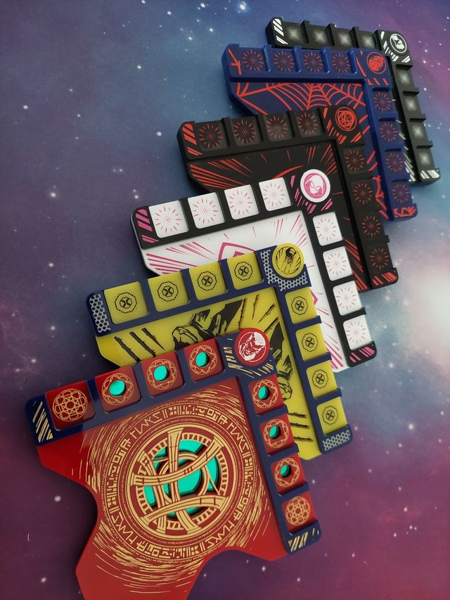 Marvel Champions tableros acrilicos