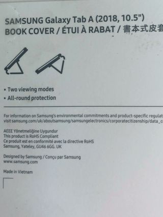 Funda NEGRA Samsung para Galaxy Tab A (2018) NUEVA