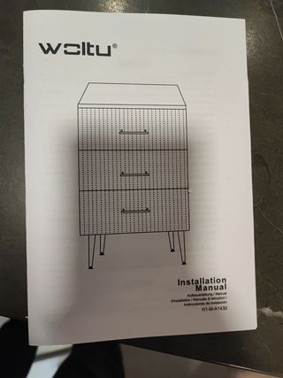 Mesita de diseño con marmol nueva