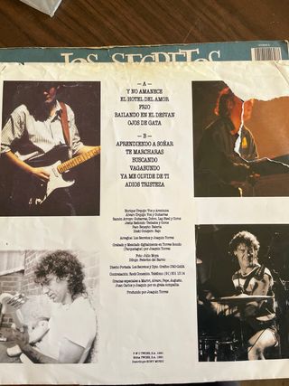 Vinilo antiguo Los Secretos adios tristeza