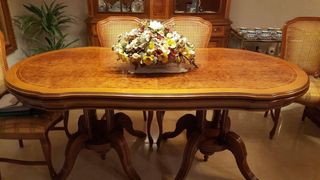 Mesa comedor extensible lujo barroco