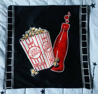 Funda cojín Nueva CINE Palomitas (popcorns) 45x45