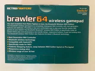Mando Brawler64 inalámbrico para Nintendo Switch - NUEVO