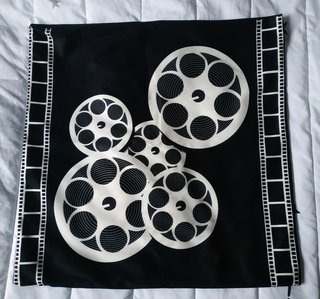 Funda cojín Nueva CINE 'Moviereels' (Rollos) 45x45
