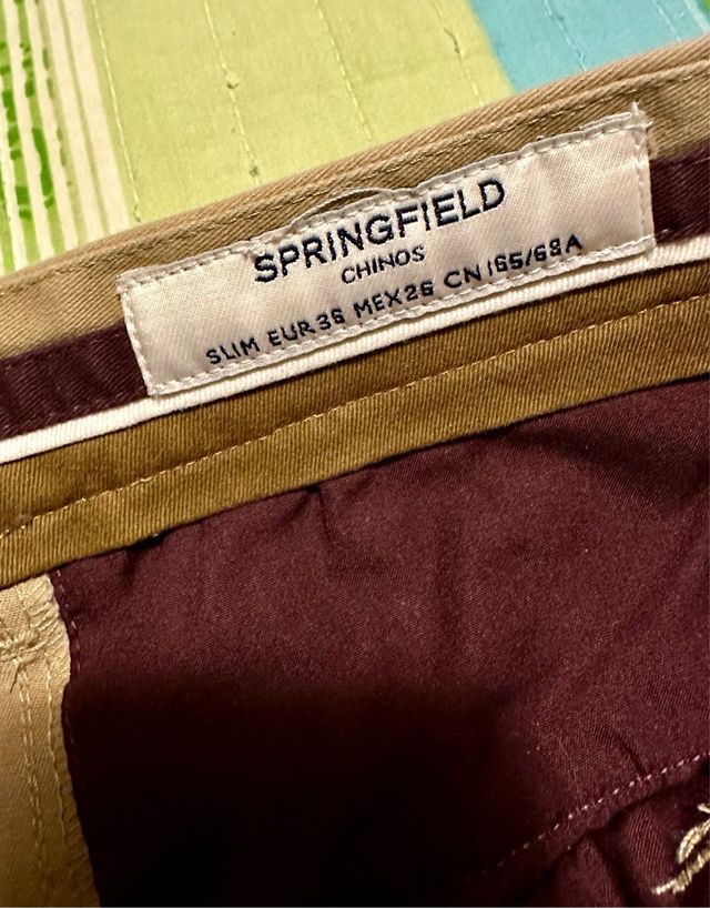 Pantalon chino Springfield slim T36