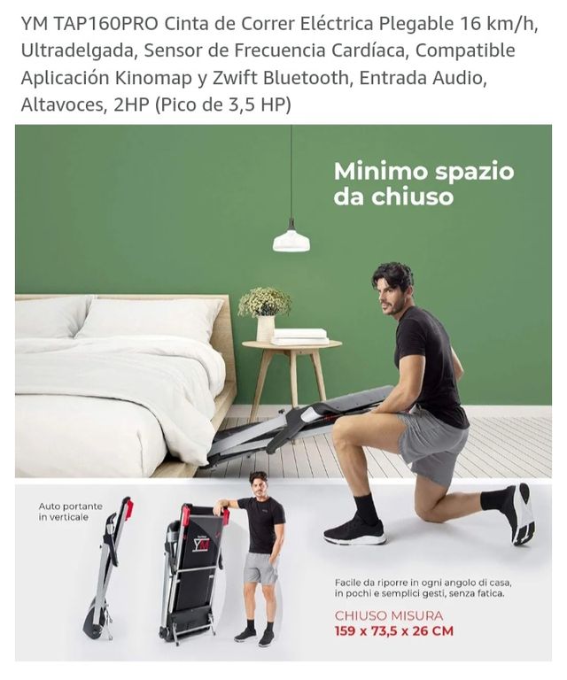 Cinta correr alta gama