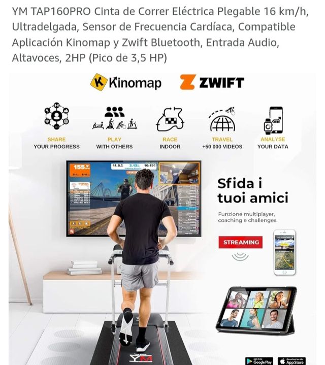 Cinta correr alta gama