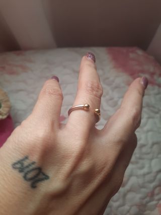 Precioso anillo Tous bicolor talla 12