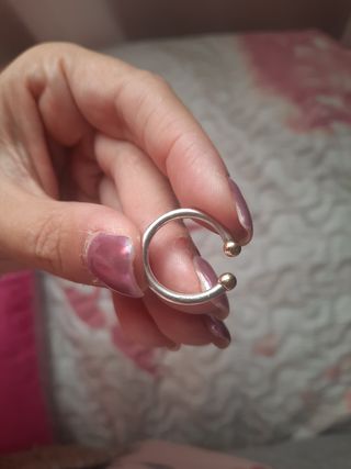 Precioso anillo Tous bicolor talla 12