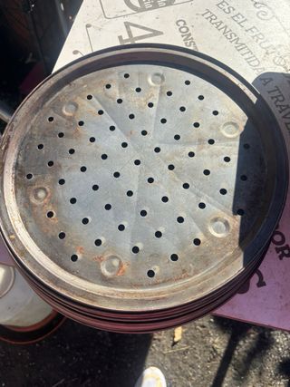 lote bandejas horno de leña