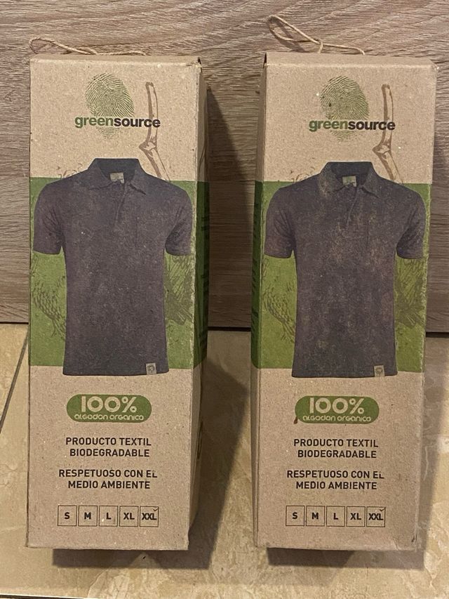 Dos polos manga corta