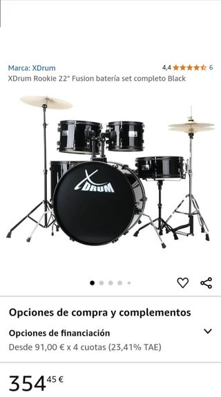 Batería X Drum, set completo NUEVO
