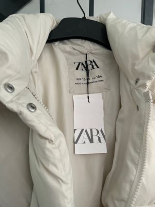 Abrigo plumas blanco