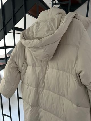 Abrigo plumas blanco