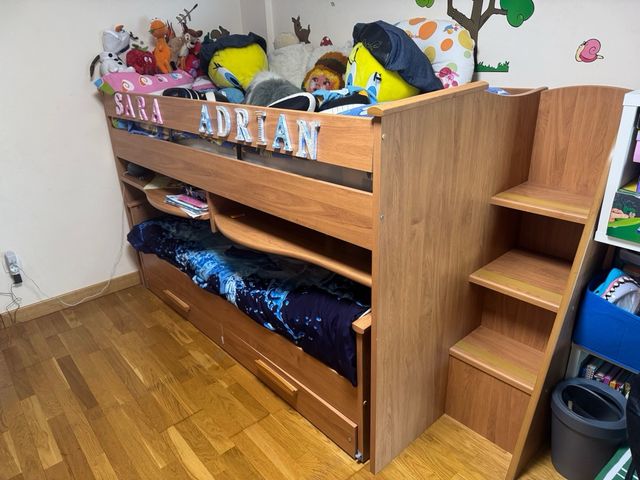 Cama litera infantil