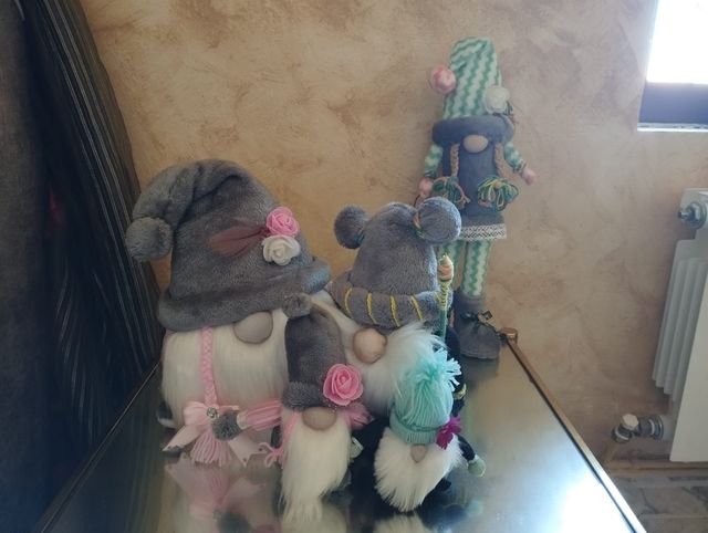 Gnomos caseros realizados a mano