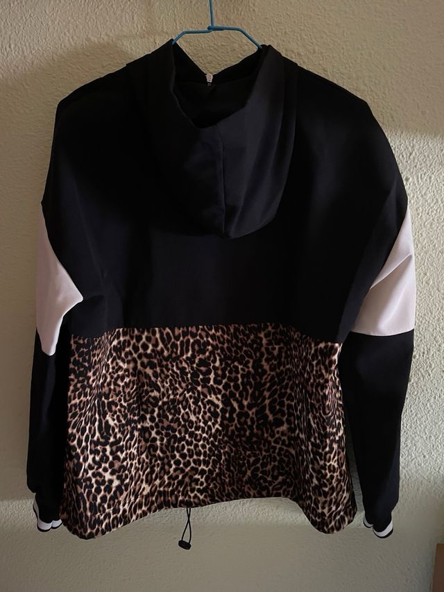 Sudadera capucha print de Zara