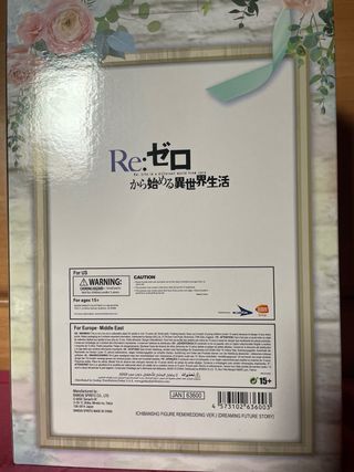 SIN ABRIR Re Zero Figura Rem Art Boda