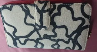 Billetera Tous, cartera piel XL y monedero 