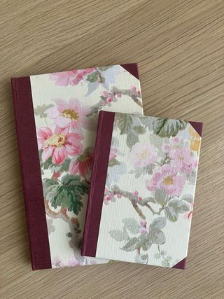 Lote 2 libretas tapas duras vintage