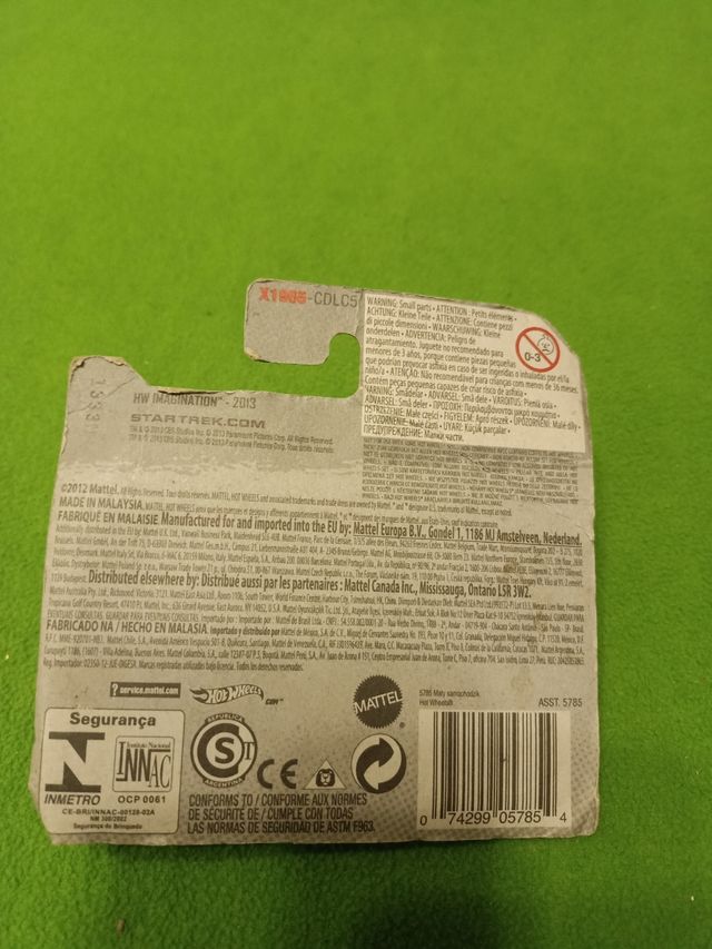 Nave Star Trek hotwheels