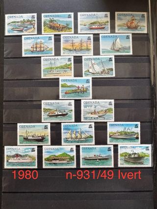 Sellos de Grenada 1980**