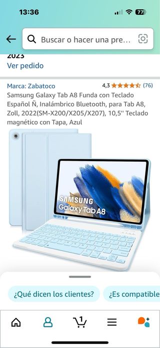 Funda galaxi tab 8 10.5