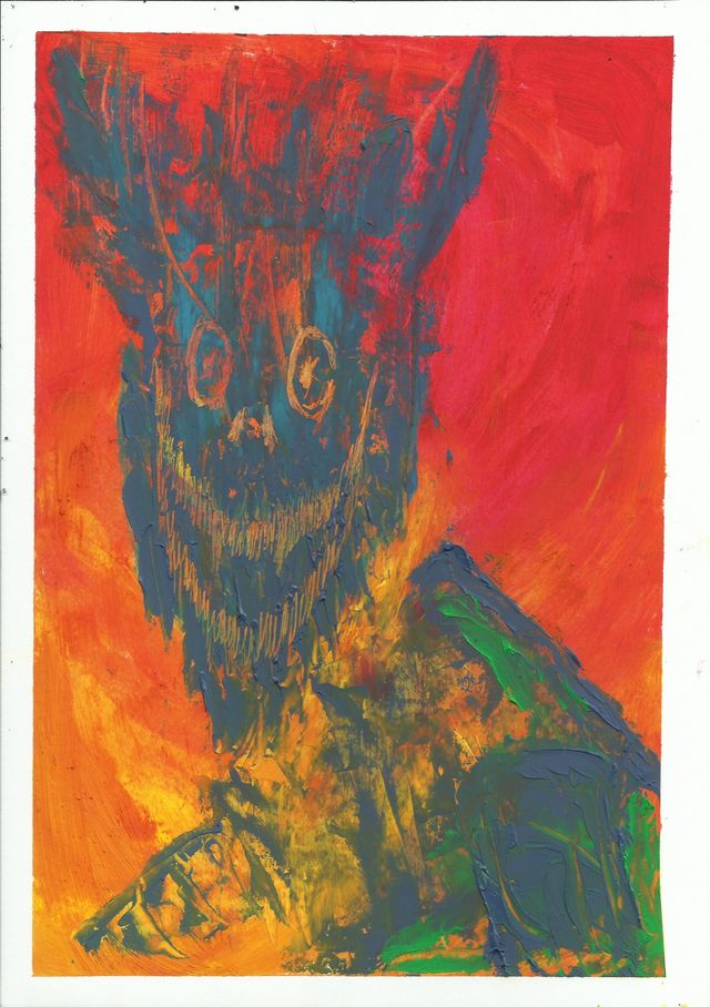 Cuadro Oleo sobre papel