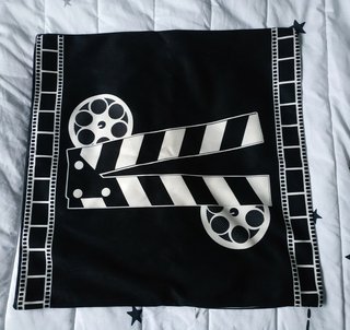 Funda cojín Nueva CINE Claqueta(Clapperboard)45x45