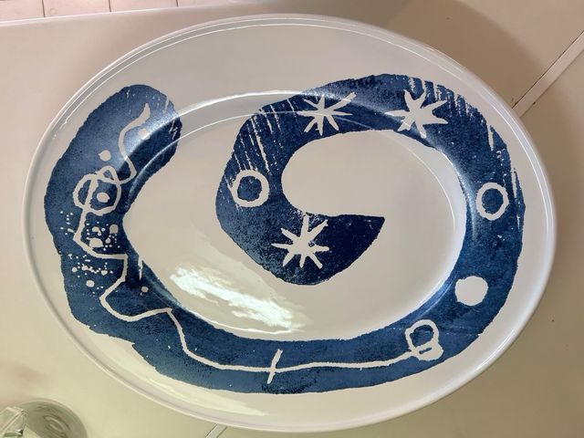 Vajilla plato o fuente Fundación Miró