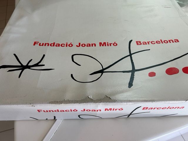 Vajilla plato o fuente Fundación Miró