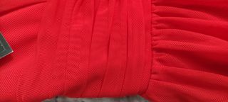 Vestido largo rojo de fiesta
