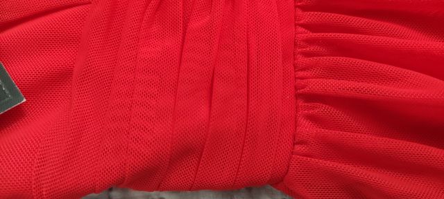 Vestido largo rojo de fiesta