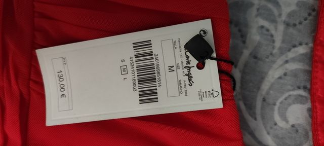 Vestido largo rojo de fiesta