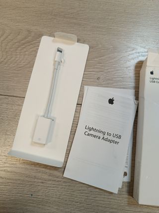 Adaptador de Conector Lightning a USB para cámaras