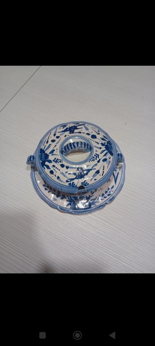 Tazza/formaggiera antica da collezione 