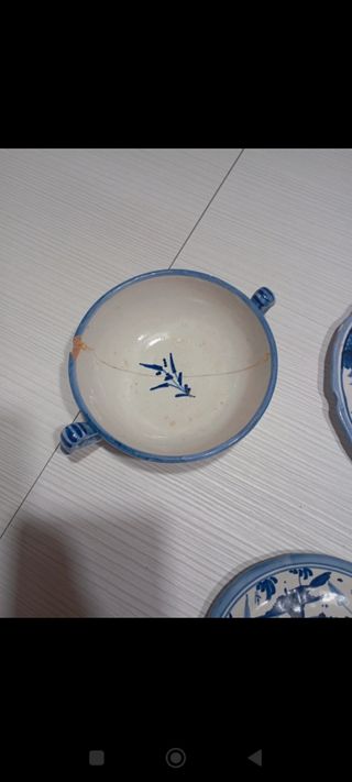 Tazza/formaggiera antica da collezione 