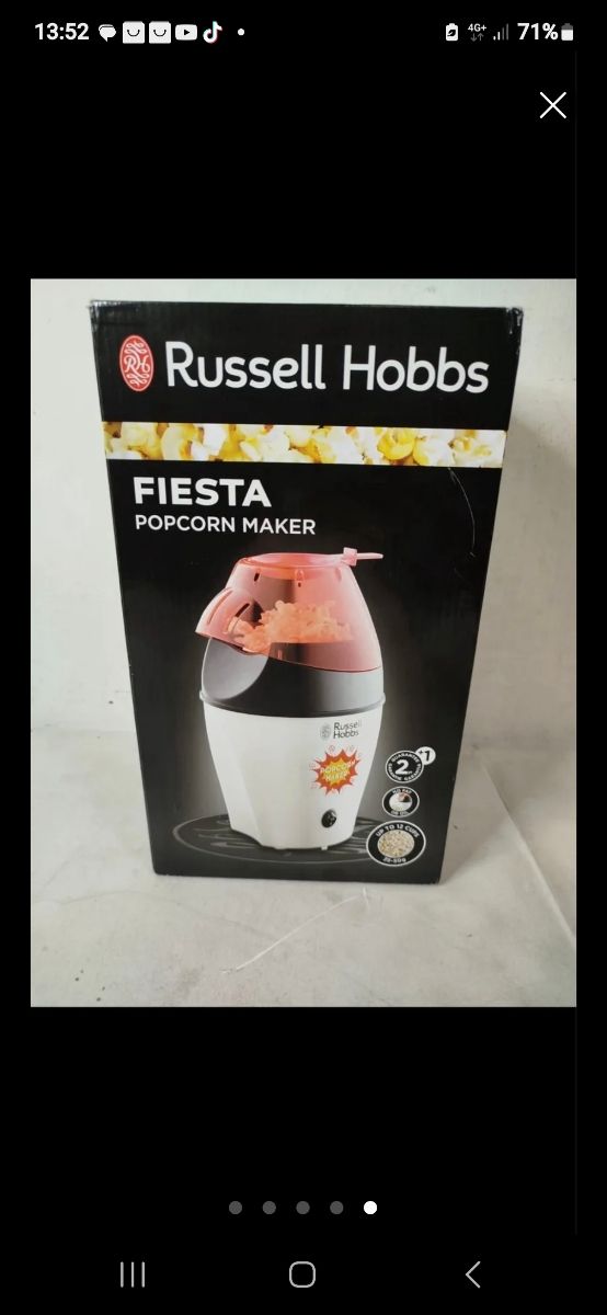 Máquina de palomitas,nueva.