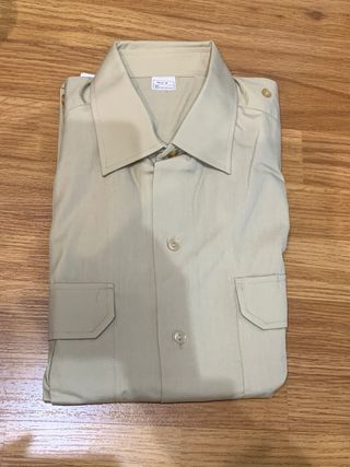 Camisa marrón caqui ejercito de tierra