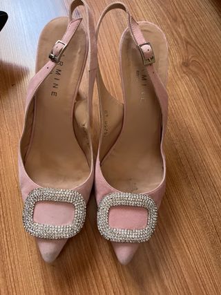 Zapatos de fiesta de piel hechos en España 