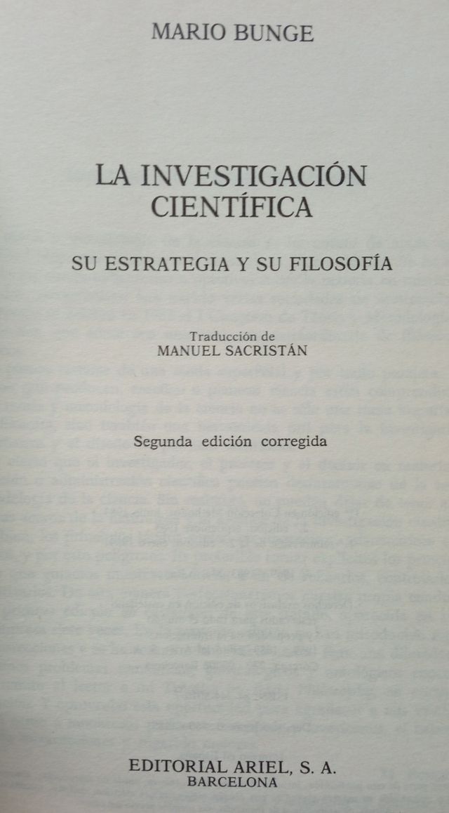 La investigación científica