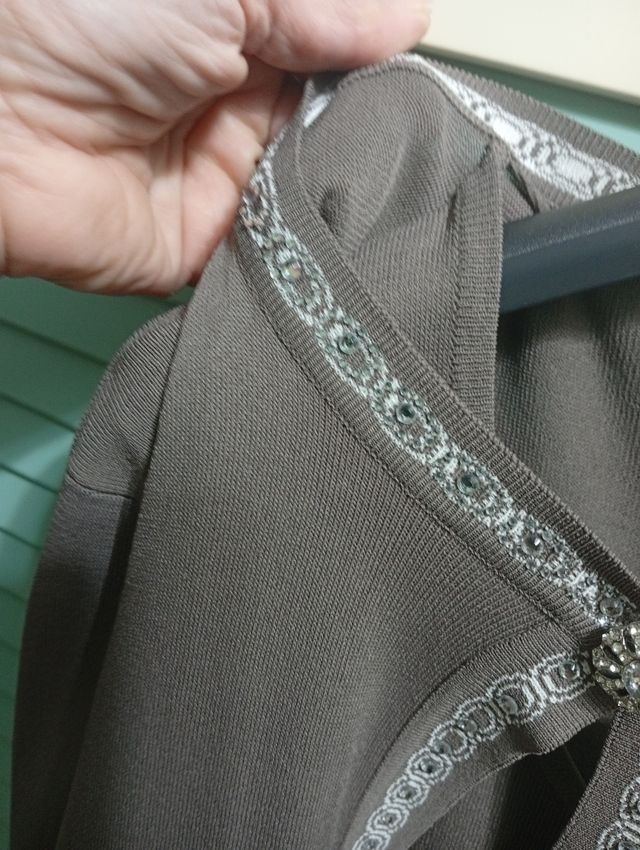 Maglia donna color tortora tg.XXL nuova