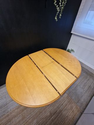 Mesa camilla extensible+cristal+enaguas