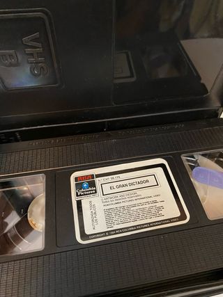 VHS de Charlie Chaplin