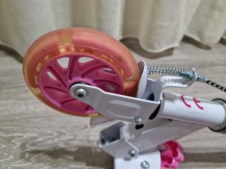 Patinete rosa 3 ruedas niña