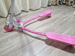 Patinete rosa 3 ruedas niña