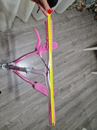 Patinete rosa 3 ruedas niña