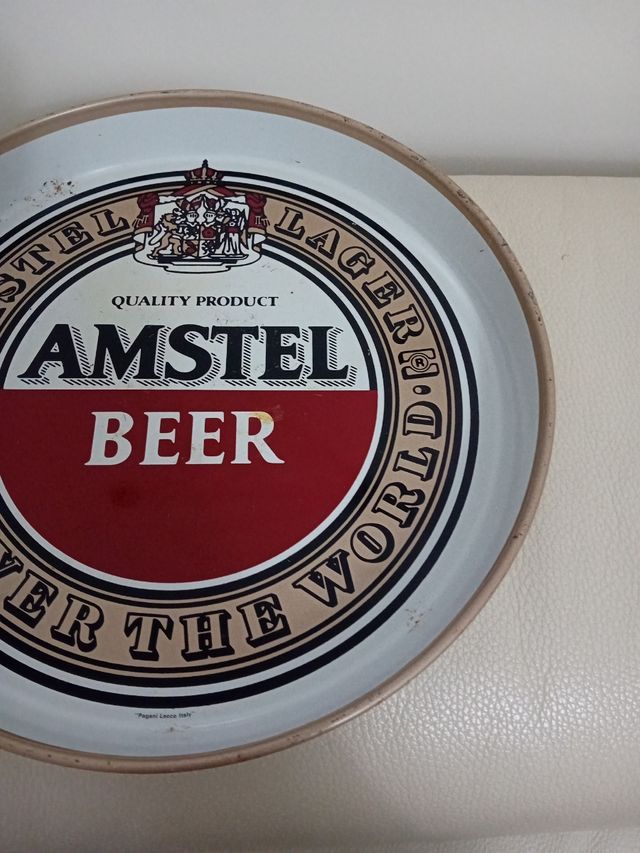 Vassoio vintage AMSTEL BEER.