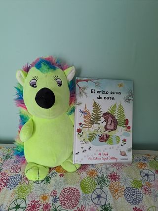 Libro y peluche Erizo se va de casa 🏡