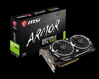 NVIDIA GTX 1060 Armor OC 6GB MSI